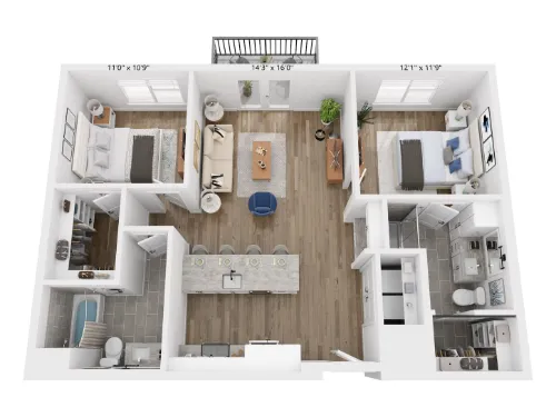 Rivette Tower floor plan 1