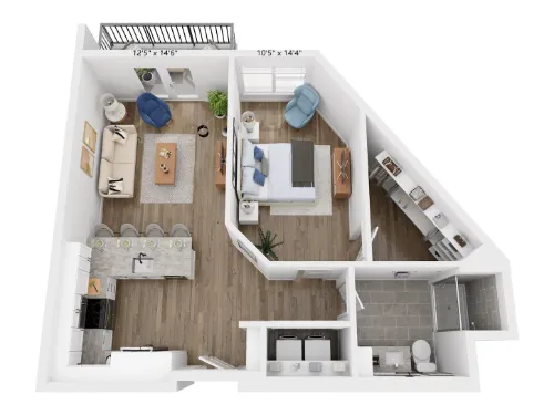 Rivette Tower floor plan 11