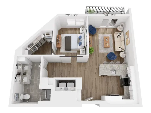 Rivette Tower floor plan 13