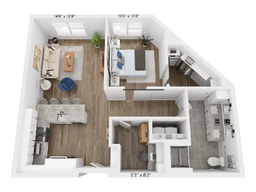 Rivette Tower floor plan 15