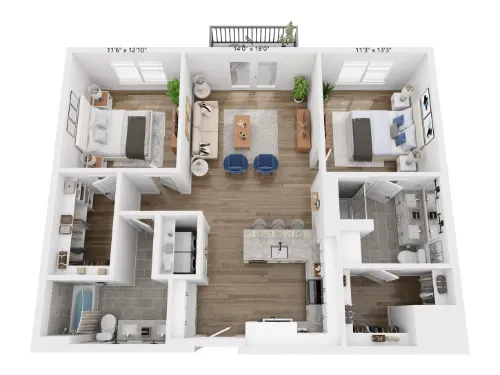 Rivette Tower floor plan 3