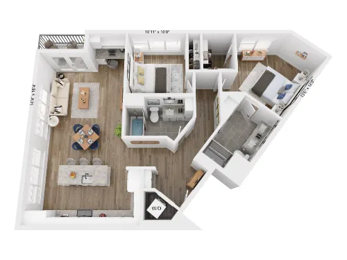 Rivette Tower floor plan 4