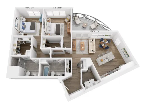 Rivette Tower floor plan 6