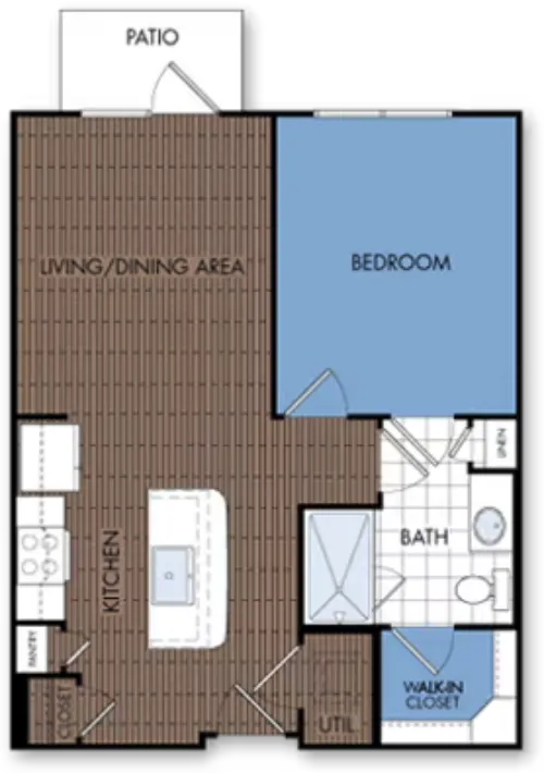 SYNC at Mueller floorplan 1