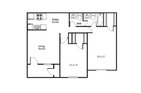 Sausalito Apartments FloorPlan 2