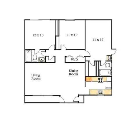 Sausalito Apartments FloorPlan 3