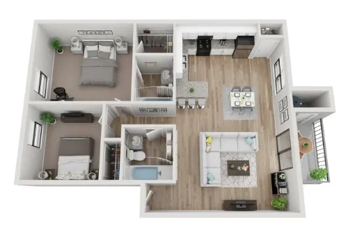 Summit at Hyde Park floor plan 1