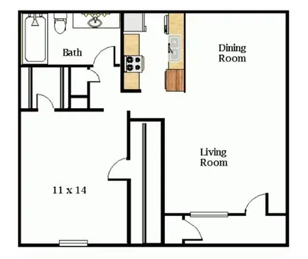 Sundance Apartments FloorPlan 1