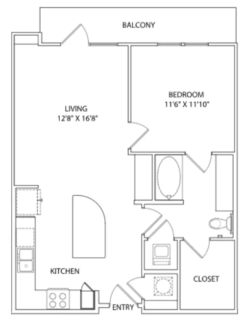 The Arnold Apartment Austin Floor Plan 10