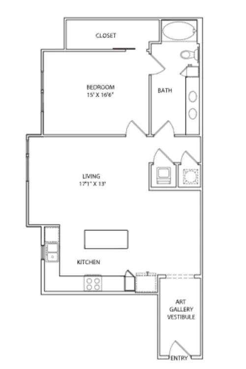 The Arnold Apartment Austin Floor Plan 11