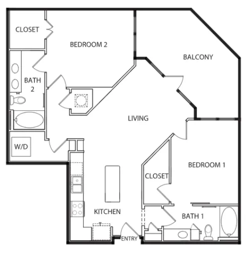 The Arnold Apartment Austin Floor Plan 15