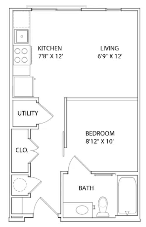 The Arnold Apartment Austin Floor Plan 3