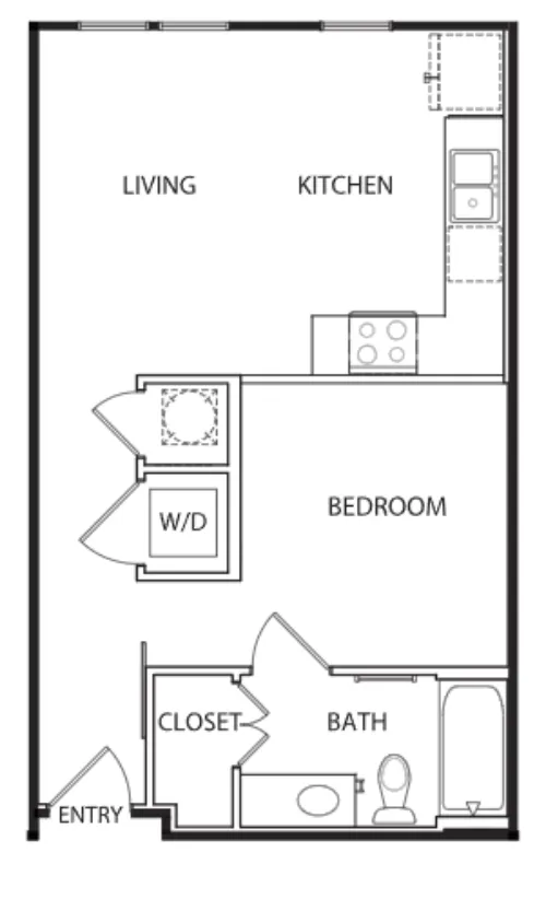 The Arnold Apartment Austin Floor Plan 6