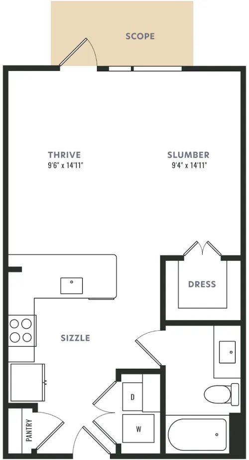 The Banks of Springdale floorplan 1