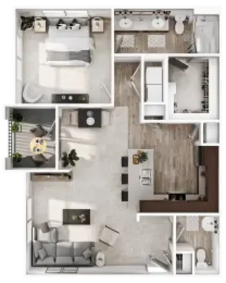 The Bend At Crescent Pointe FloorPlan 3