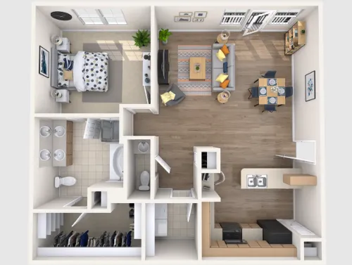 The Beverly Austin floor plan 4