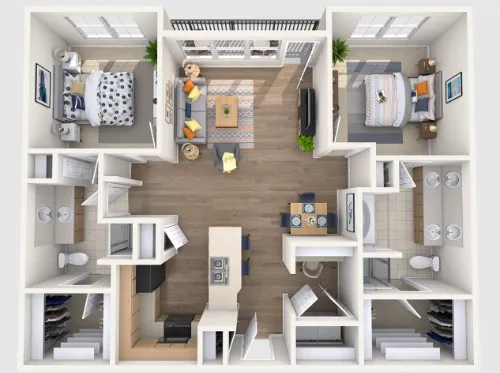 The Beverly Austin floor plan 8