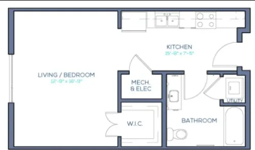 The Braxton floor plan 1