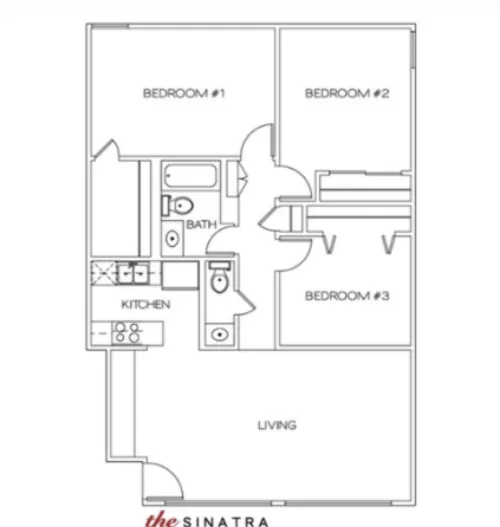 The Chelsea floor plan 1