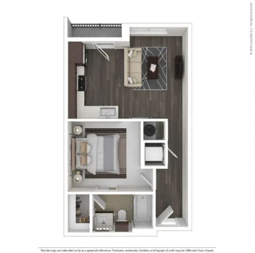 The Clark floor plan 1