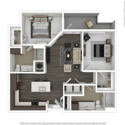 The Clark floor plan 2