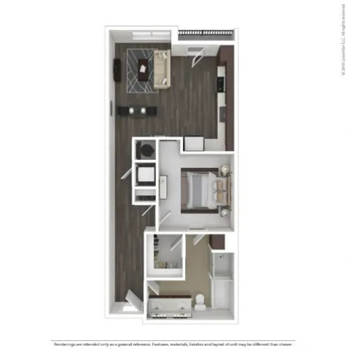 The Clark floor plan 3