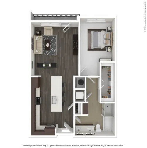 The Clark floor plan 4