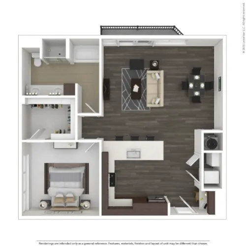 The Clark floor plan 5