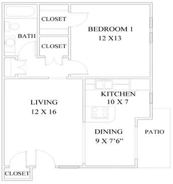 The Creekmore Denison Floorplan 1