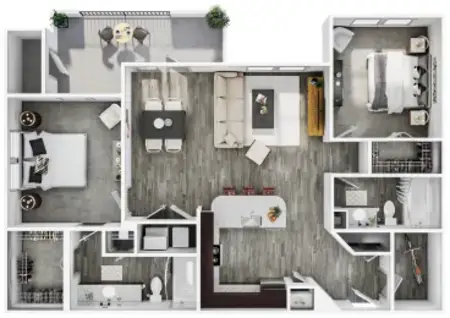 The Curve at Crescent Pointe FloorPlan 5