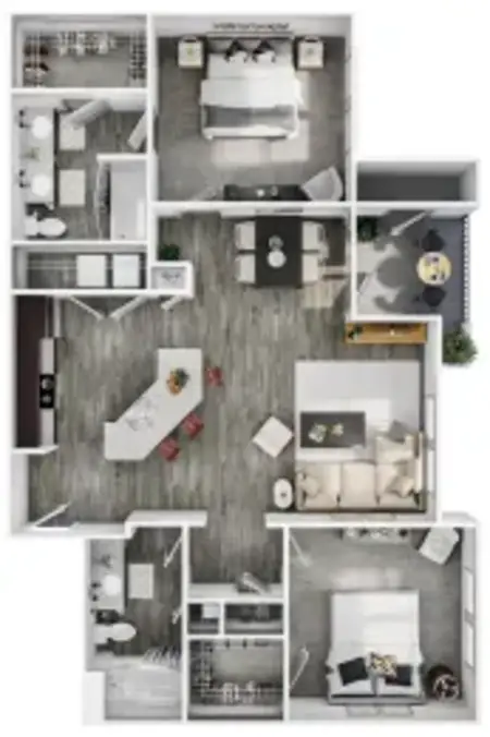 The Curve at Crescent Pointe FloorPlan 6