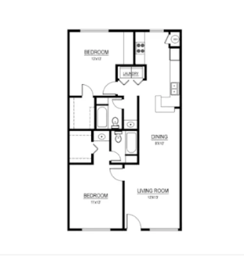 The Eastwood floor plan 1