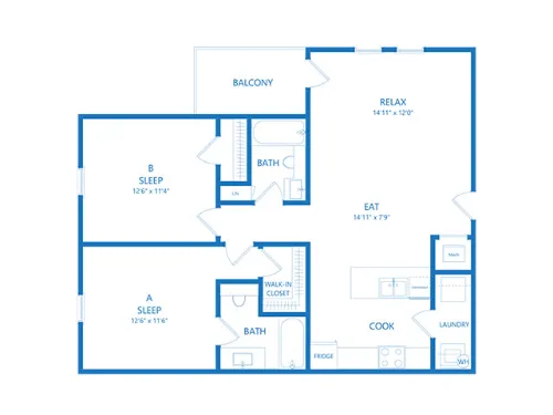 The Flats at Van Alstyne Floorplan 4