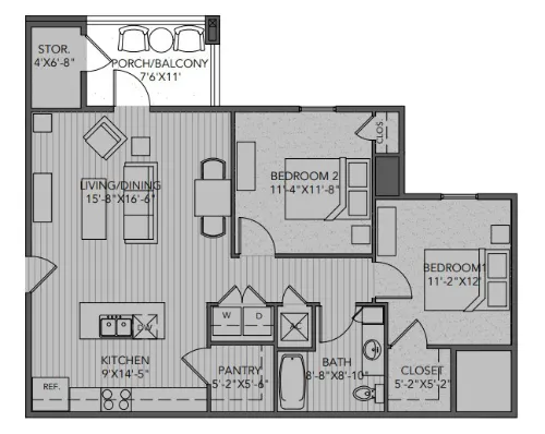 The Grove Sherman Floorplan 4