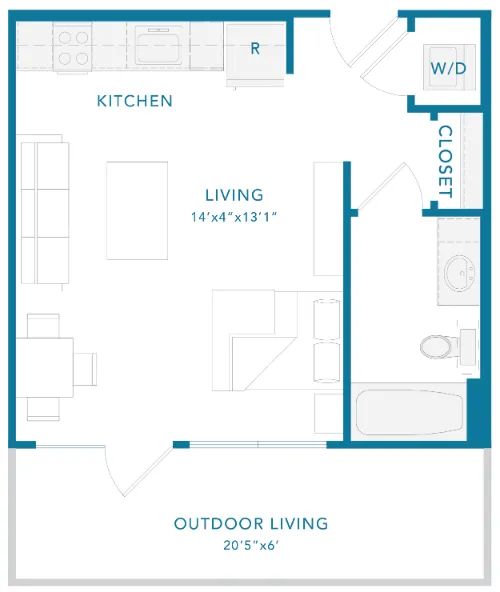 The Guthrie floor plan 1