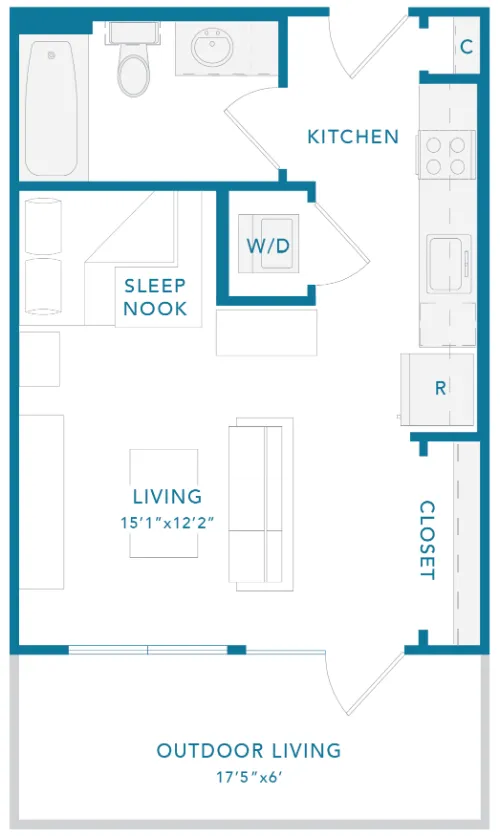 The Guthrie floor plan 2