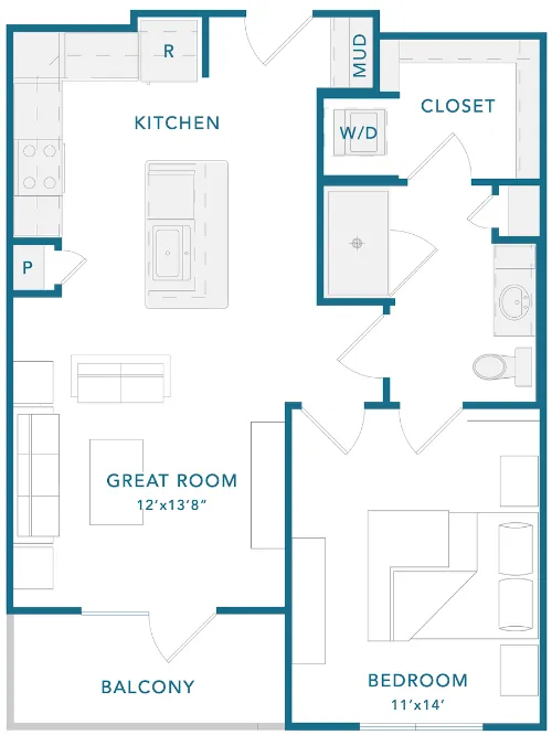 The Guthrie floor plan 3