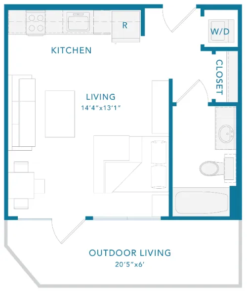 The Guthrie floor plan 3