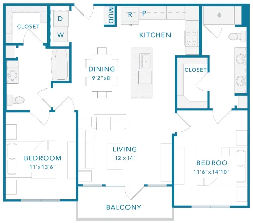 The Guthrie floor plan 4