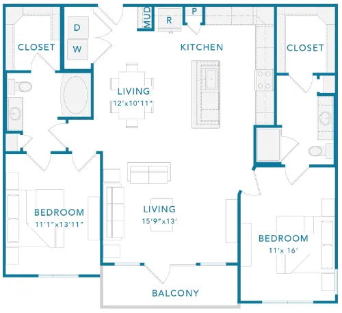 The Guthrie floor plan 5