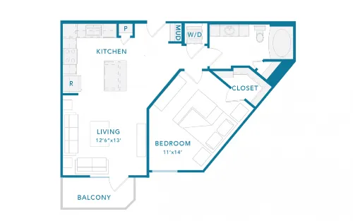 The Guthrie floor plan 5