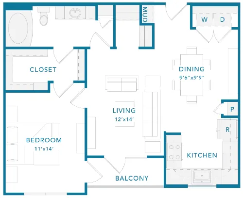 The Guthrie floor plan 7