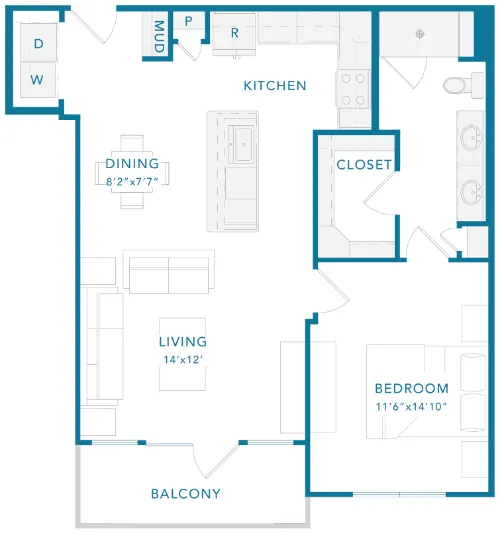 The Guthrie floor plan 8