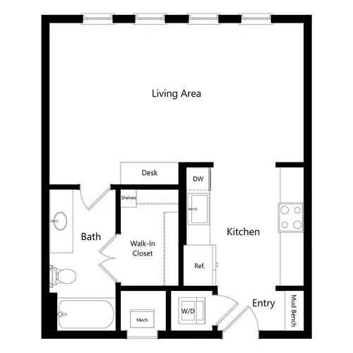 The Ludlow Plano floorplan 1