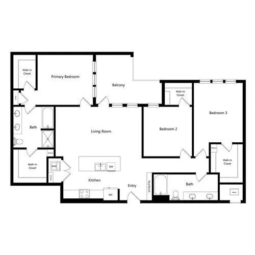 The Ludlow Plano floorplan 4