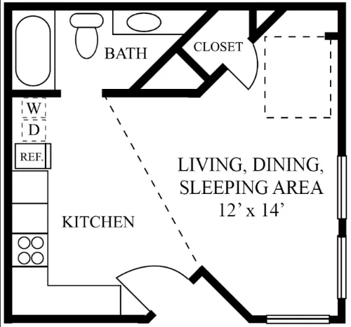 The Milo floorplan 1