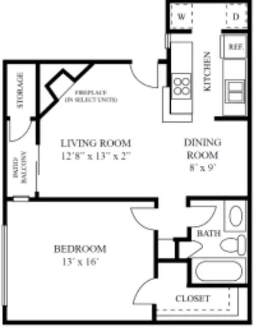 The Milo floorplan 4