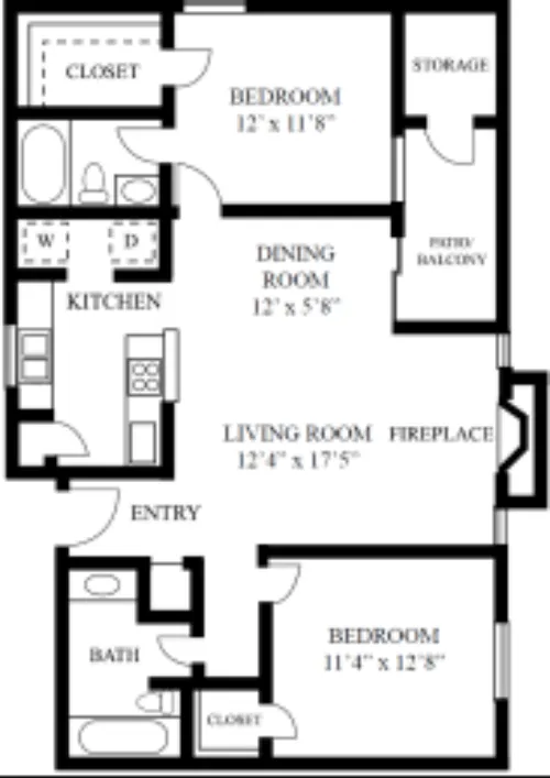 The Milo floorplan 5