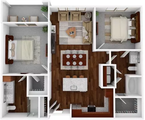 The Orchards at Market Plaza Floorplan 1