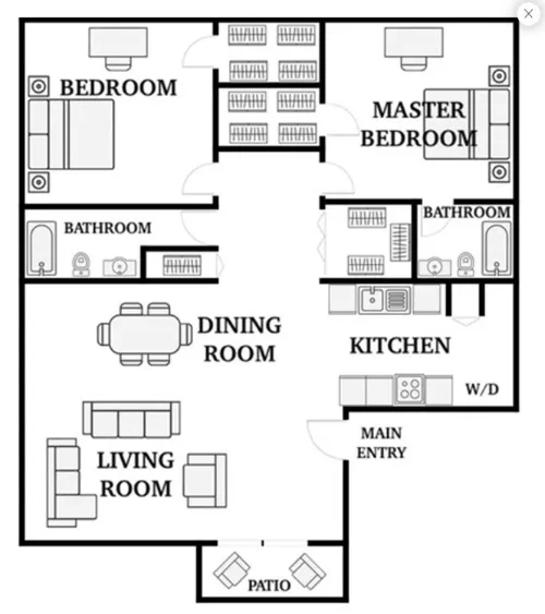 The Parks on Taylor Sherman Floorplan 6